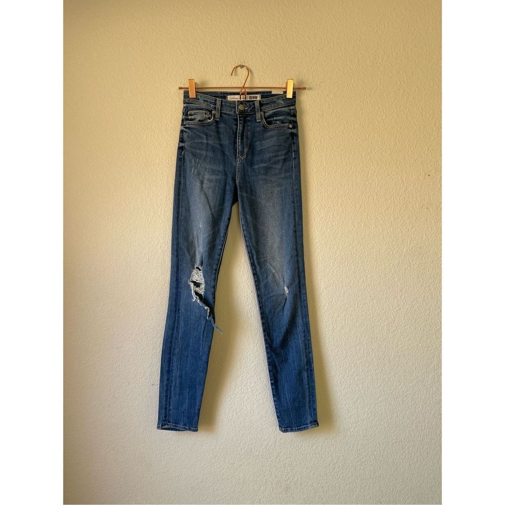 Lovers and friends denim‎ high rise skinny distressed jeans size 24